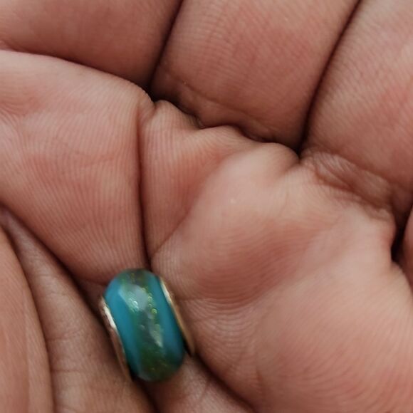 Murano Glass Bead 925 Charm Blue - Picture 10 of 16